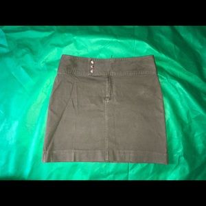Size 2 Mini Olive Skirt